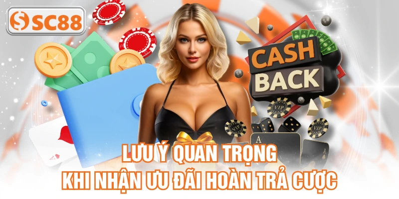Lưu ý quan trọng khi nhận ưu đãi hoàn trả cược
